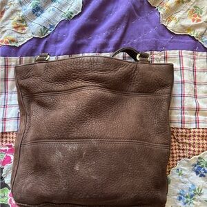 Coach Dark Brown Leather Handbag